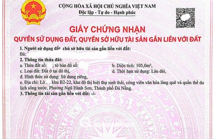 Bán đất đường BỜ QUAN 10 - ngay sát ĐẢO KIM CƯƠNG